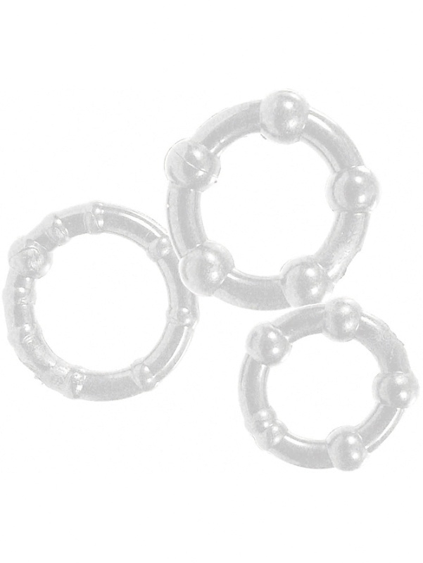 Stay Hard Penisringar, 3-pack