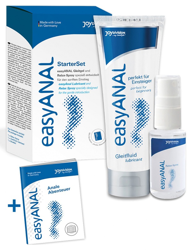 easyANAL StarterSet, Glidmedel & Relax Spray