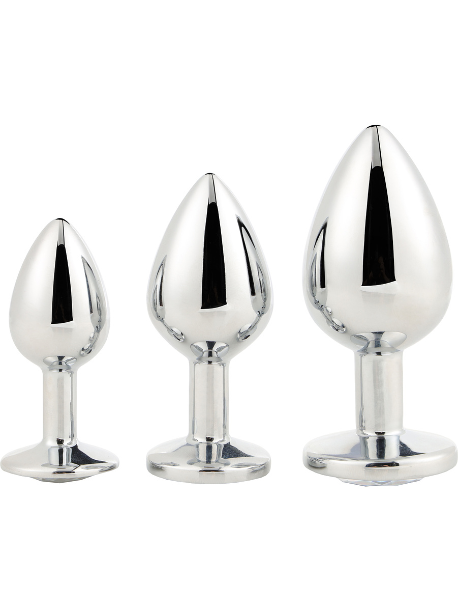 Gleaming Love, Silver Analpluggar Set