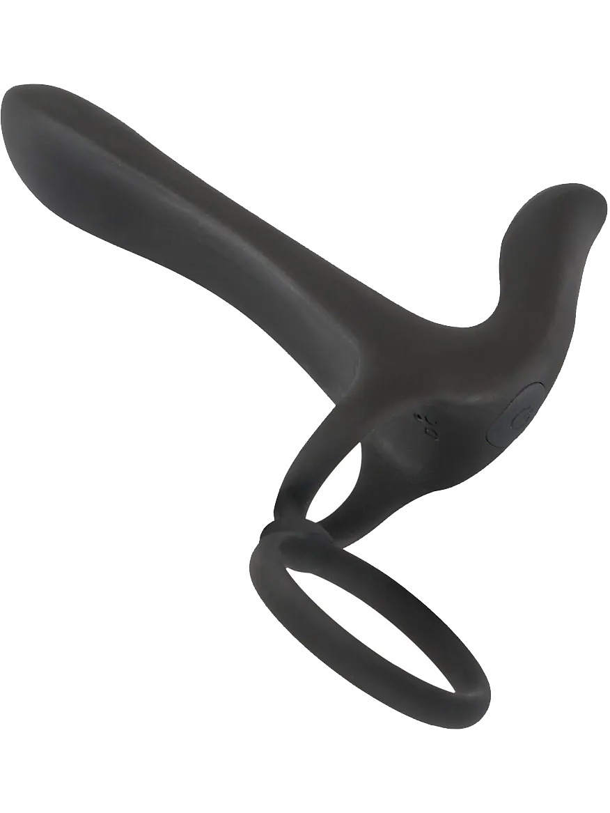 Parvibrator med Penis- & Pungring