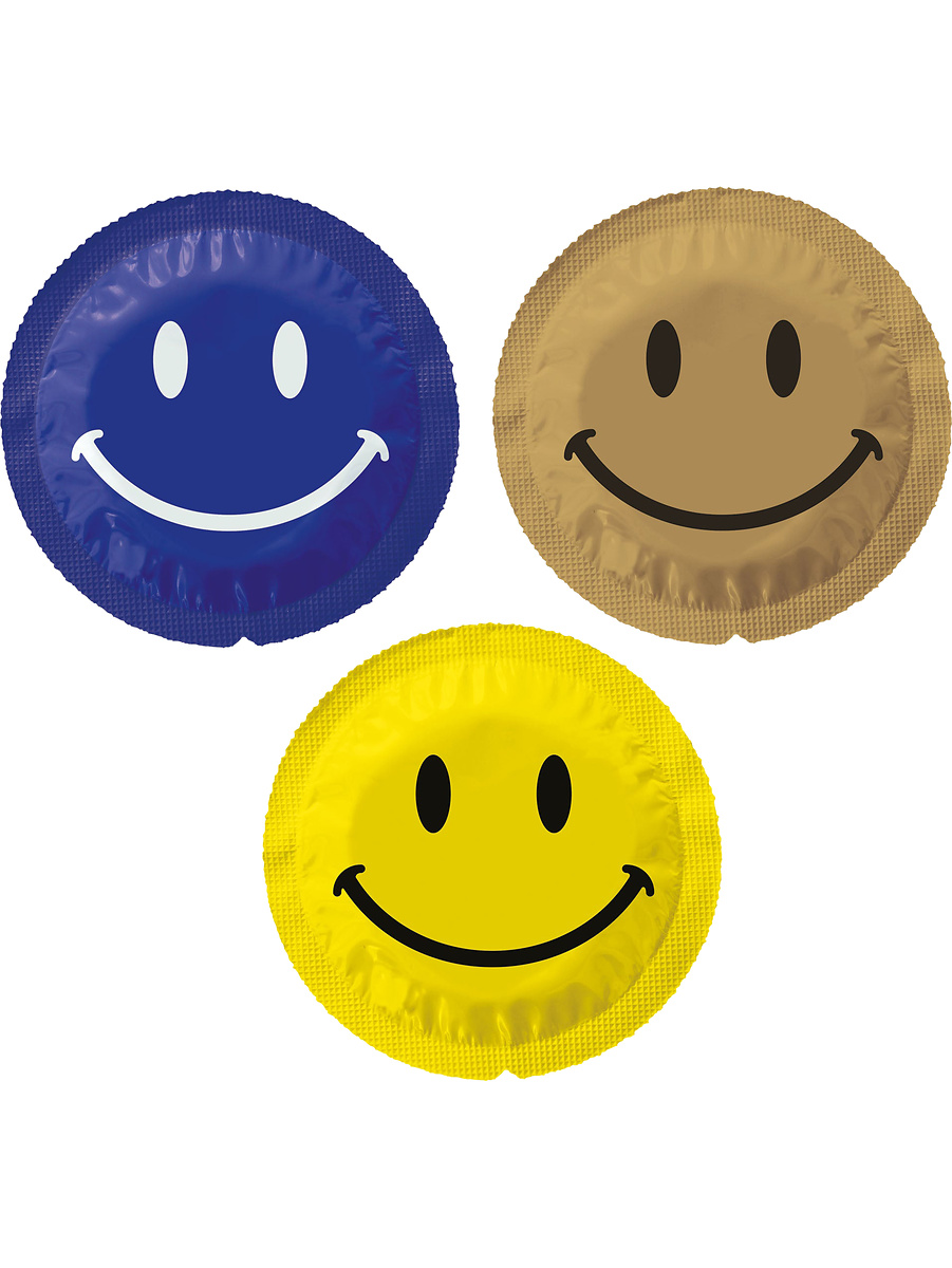Smiley Face Kondomer, 100-pack