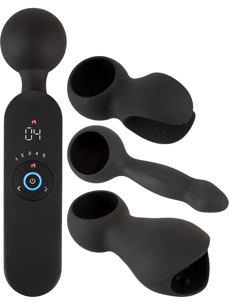Wand Vibrator + 3 tillbehör