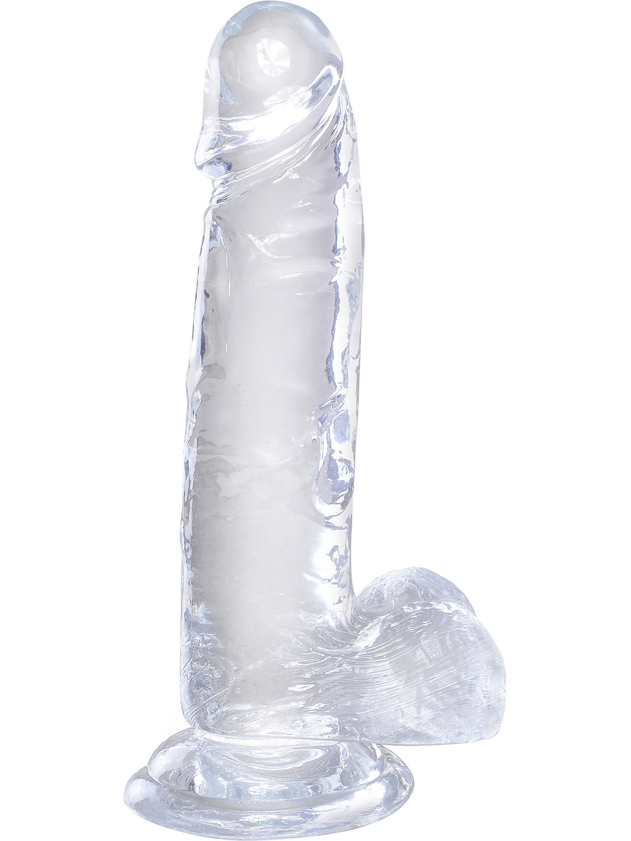 Clear Realistisk Dildo, 20 cm