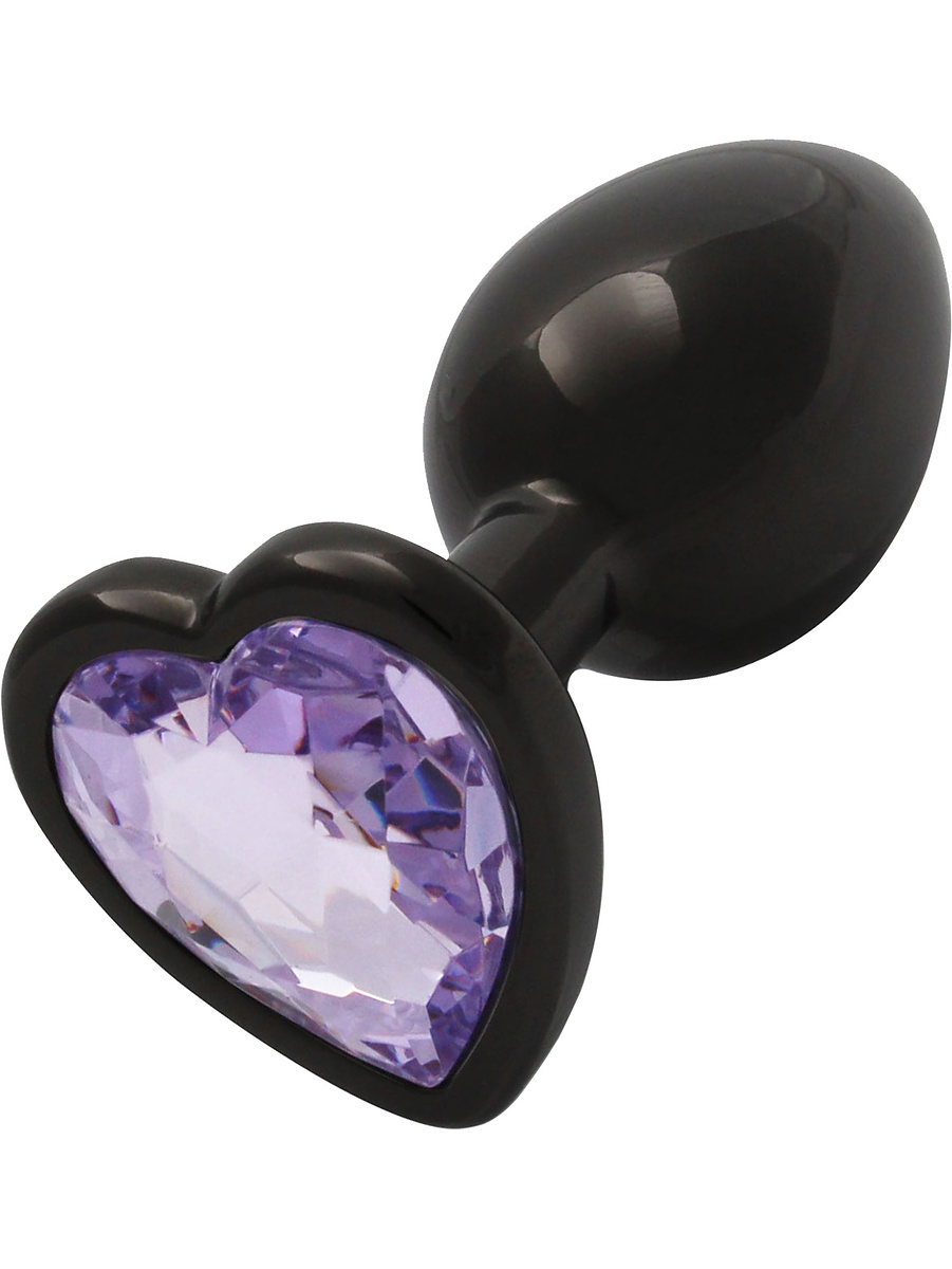 Heart Gem Metal Analplugg, Small