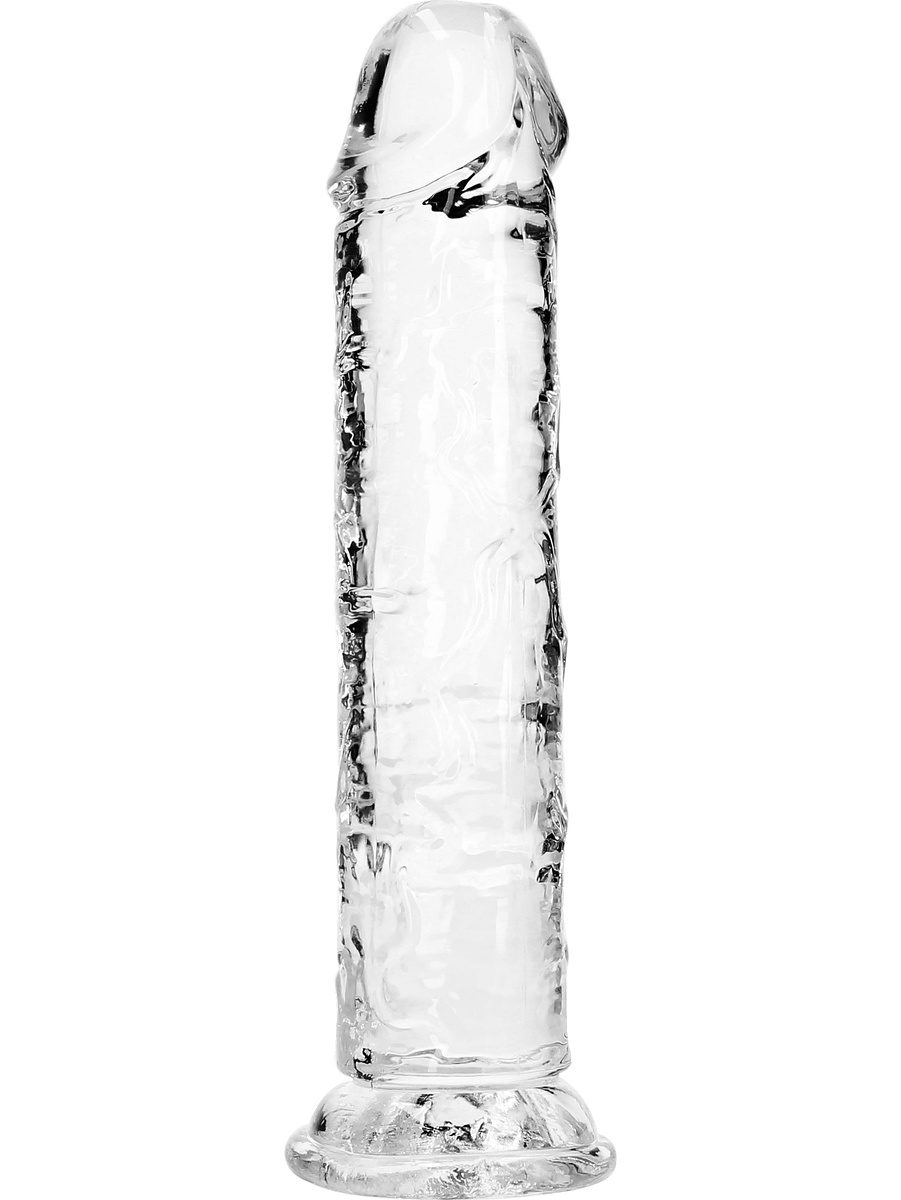 Crystal Clear Straight, Realistisk Dildo, 20 cm
