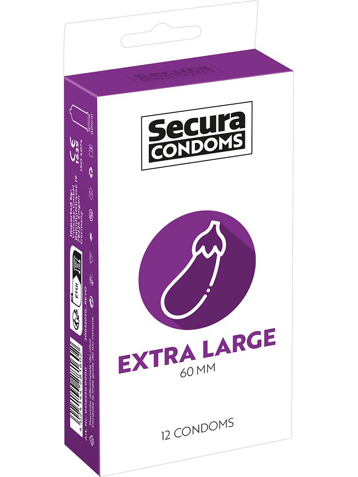 Extra Large Kondomer, 12-pack