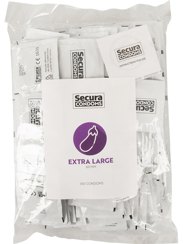 Extra Large Kondomer, 100-pack
