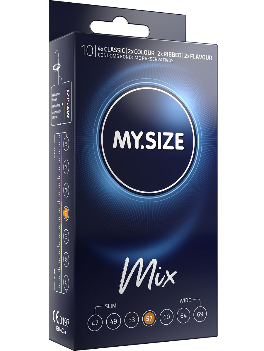 Mix 57mm Kondomer, 10-pack