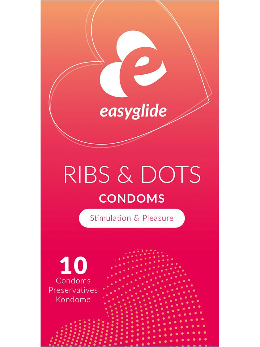 Ribs and Dots Kondomer, 10-pack