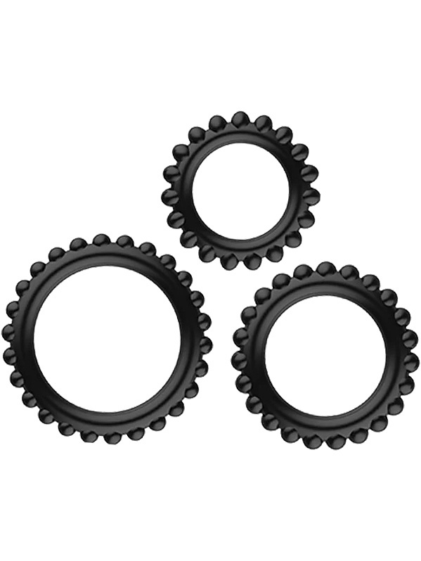 Titan No.1, Set med Penisringar i Silikon