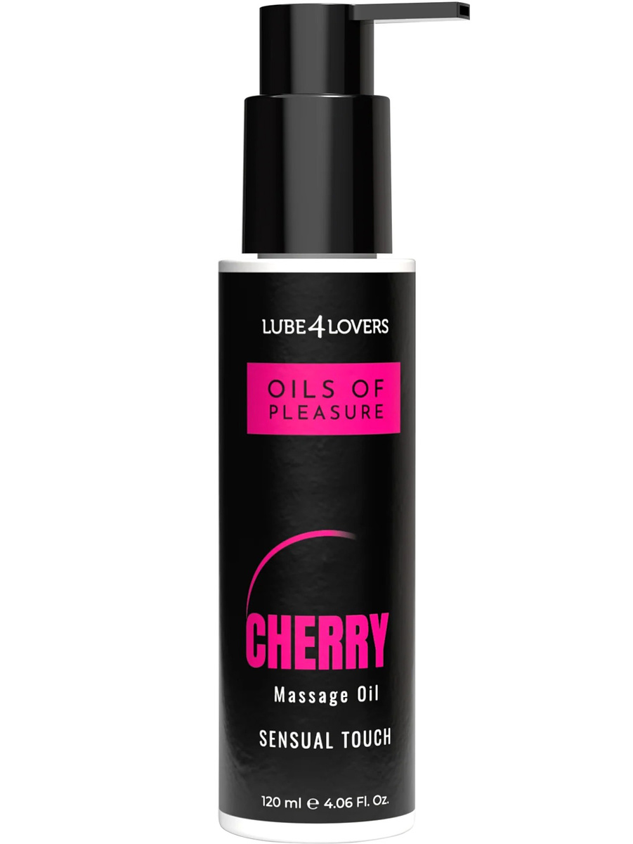 Oils Of Pleasure Massageolja, Körsbär, 120 ml