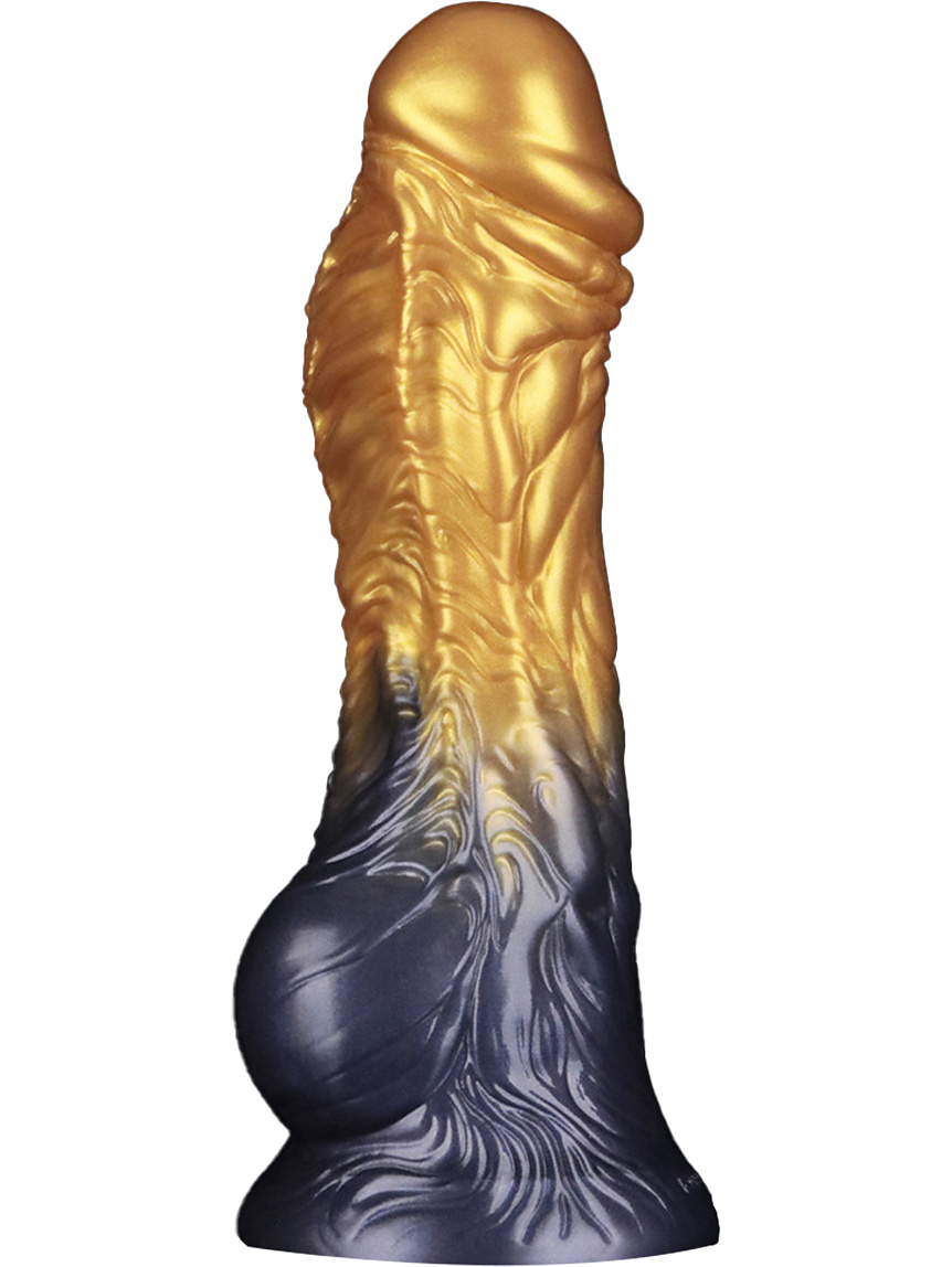 Aerosx, Uppblåsbar Dual Density Fantasy-Dildo, 21 cm
