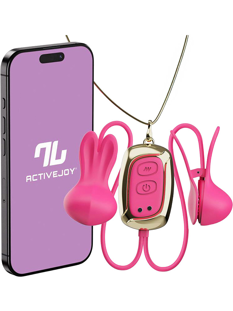 Tickly, Appstyrda Bröstklämmor med Halsband