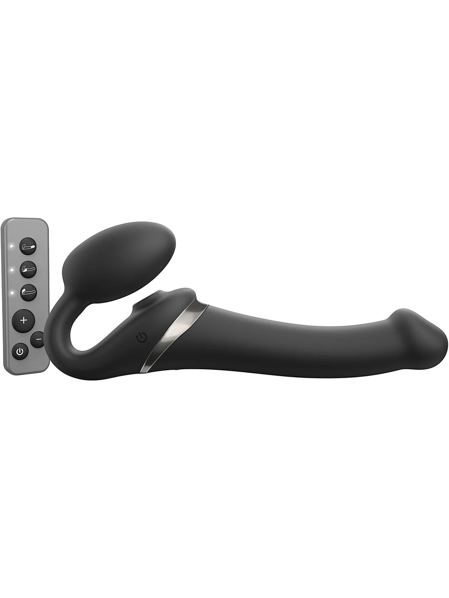 Multi Orgasm, Böjbar Strap-On-Vibrator, S