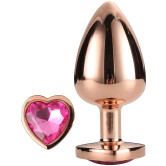 Gleaming Love, Rose Gold Analplugg, Small