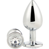 Gleaming Love, Silver Analplugg, Medium