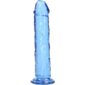 Crystal Clear Straight, Realistisk Dildo, 23 cm