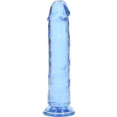 Crystal Clear Straight, Realistisk Dildo, 18 cm