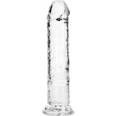 Crystal Clear Straight, Realistisk Dildo, 20 cm
