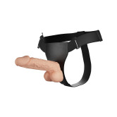 Ultra Strap-On-Sele med Multispeed-Vibrator, 24 cm