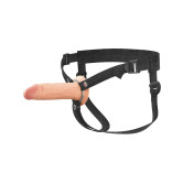 Ihålig Strap-On i Silikon, 16.5 cm