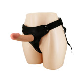 Stark, Strap-On-Sele med Ihålig Dildo