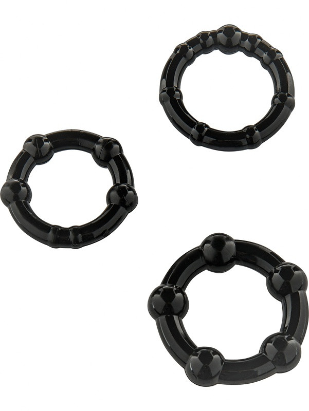 Stay Hard Penisringar, 3-pack