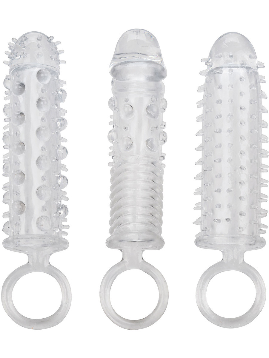 Set med Texturerade Penissleeves
