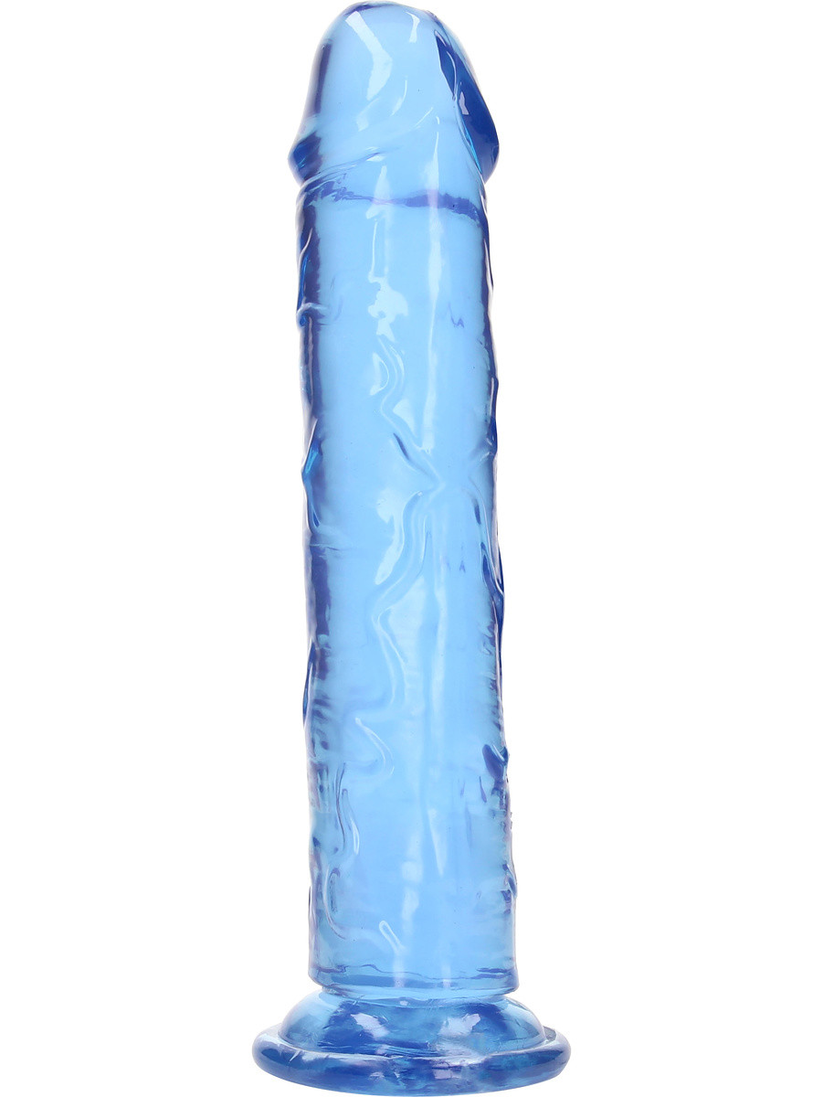 Crystal Clear Straight, Realistisk Dildo, 23 cm